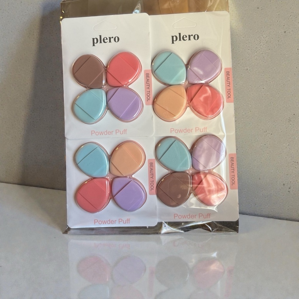 Powder Puff Set - Multicolor
